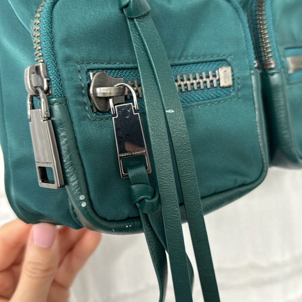 GREEN REBECCA MINKOFF SHOULDER BAG / HANDBAG - Picture 9 of 12